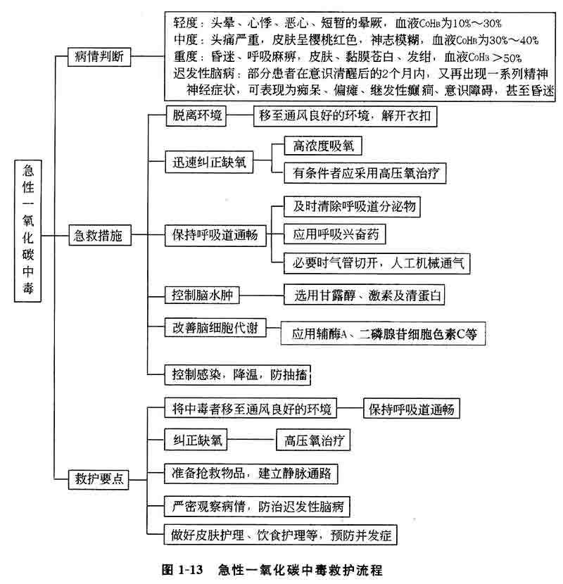 2-急性CO中毒救护流程